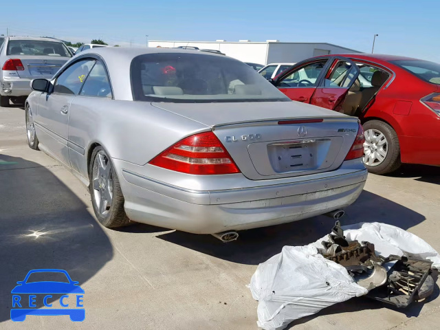 2002 MERCEDES-BENZ CL 600 WDBPJ78J42A024444 image 2