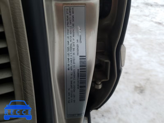 1999 AUDI A8 QUATTRO WAUBG34D7XN000560 image 9