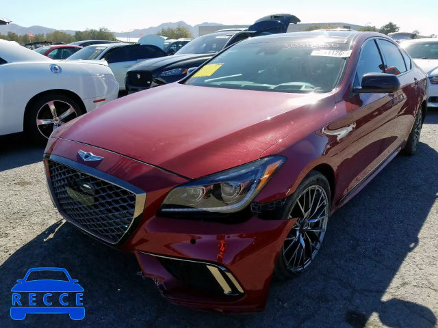 2018 GENESIS G80 SPORT KMHGN4JB1JU226531 зображення 1