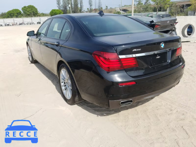 2014 BMW 740 LXI WBAYF4C59ED281809 зображення 2