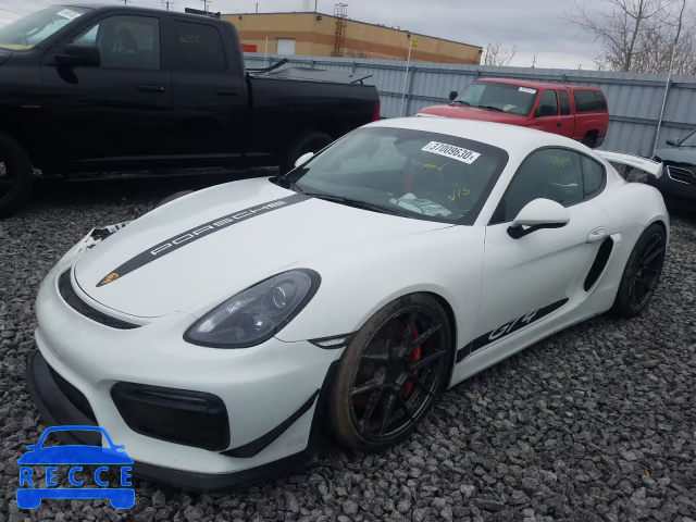 2016 PORSCHE CAYMAN GT4 WP0AC2A89GK191699 image 1