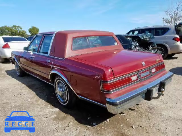 1987 CHRYSLER FIFTH AVEN 1C3BF66P6HW108327 image 2