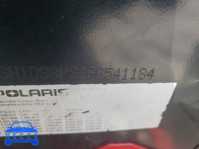 2015 POLARIS SWITCHBACK SN1DS8PS2FC541184 image 9