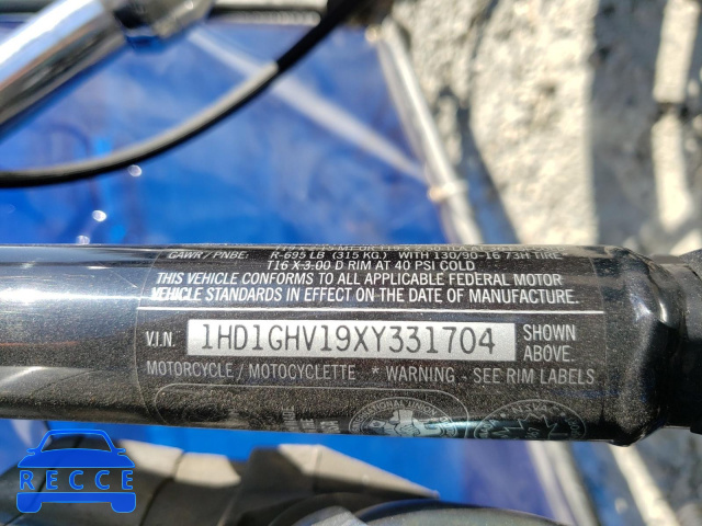 1999 HARLEY-DAVIDSON FXD 1HD1GHV19XY331704 зображення 9