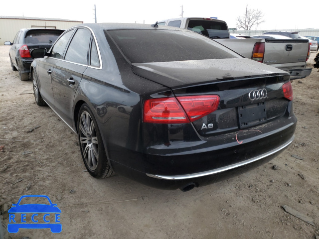 2014 AUDI A8 QUATTRO WAUAGAFDXEN005830 image 2
