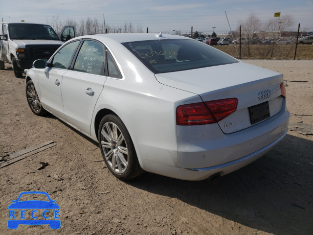 2014 AUDI A8 QUATTRO WAUAGAFD1EN009698 image 2
