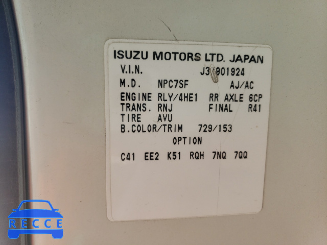 2003 ISUZU NQR JALE5B14837901924 зображення 9