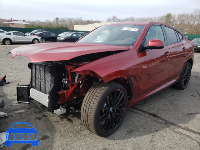 2021 BMW X6 XDRIVE4 5UXCY6C01M9E08725 image 1