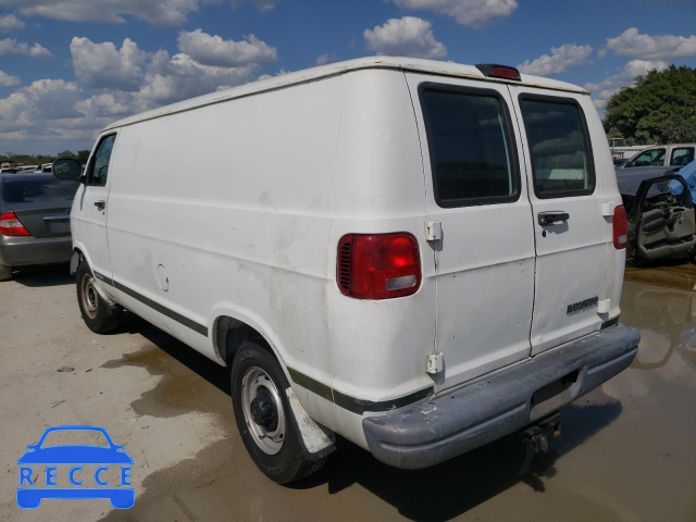 1999 DODGE RAM VAN B2 2B7JB21Z2XK520720 зображення 2