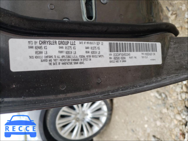2013 CHRYSLER 300C LUXUR 2C3CCAPTXDH553349 image 9
