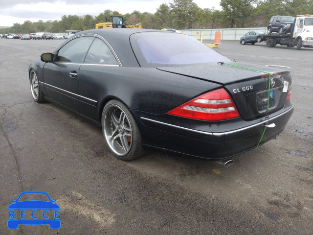 2002 MERCEDES-BENZ CL 600 WDBPJ78J12A022246 image 2