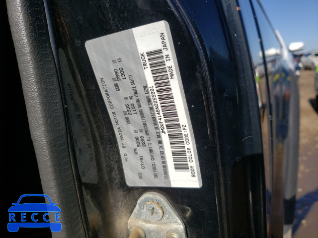 1992 MAZDA B2600 SHOR JM2UF4146N0255991 image 9