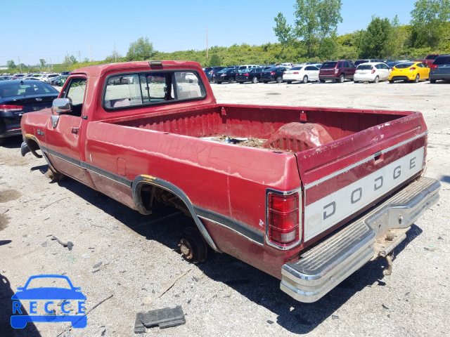 1992 DODGE W-SERIES W 1B7HM16Y7NS528947 image 2