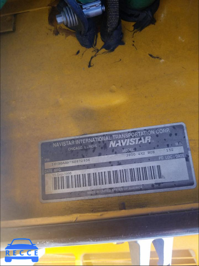 1999 INTERNATIONAL 3000 3800 1HVBBABN7XH672936 Bild 9