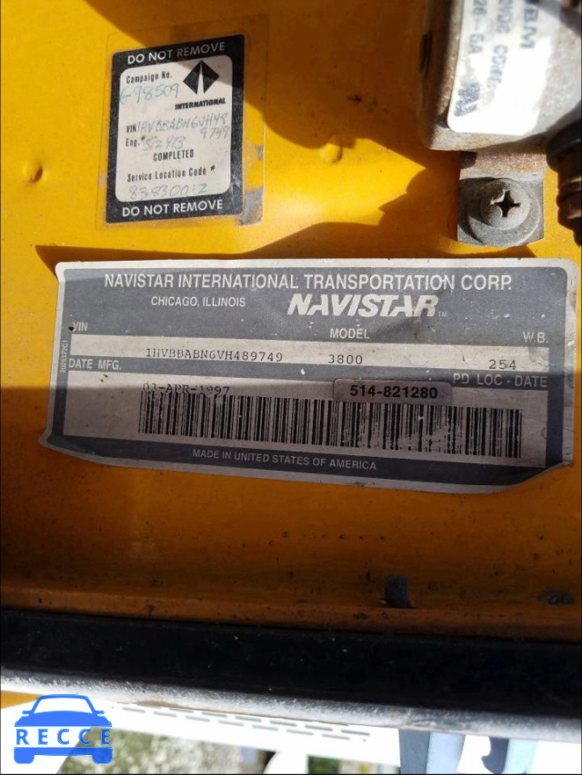 1997 INTERNATIONAL 3000 3800 1HVBBABN6VH489749 image 9