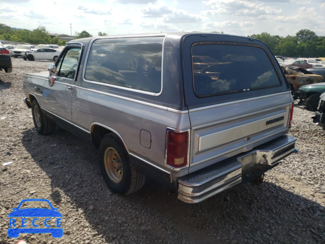 1989 DODGE RAMCHARGER 3B4GE17Y0KM905546 image 2