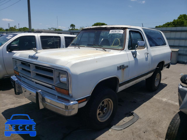 1988 DODGE RAMCHARGER 3B4GW02Y6JM836407 зображення 1