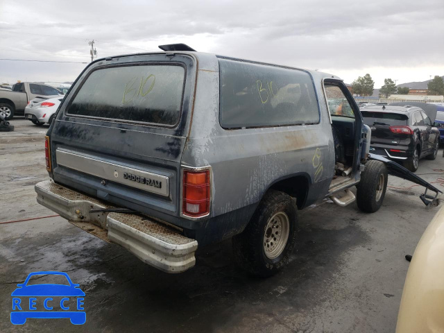 1986 DODGE RAMCHARGER 3B4GW12T5GM600012 зображення 3