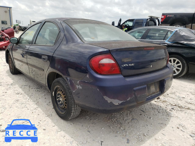 2005 DODGE NEON BASE 1B3ES26C75D112597 Bild 2