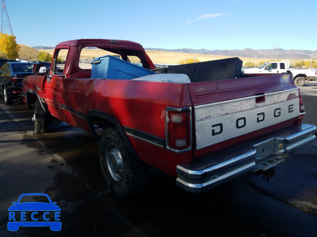 1991 DODGE W-SERIES W 1B7KM2681MS219968 image 2