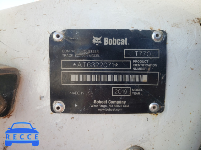 2014 BOBCAT SKIDSTEER AT6322071 image 9