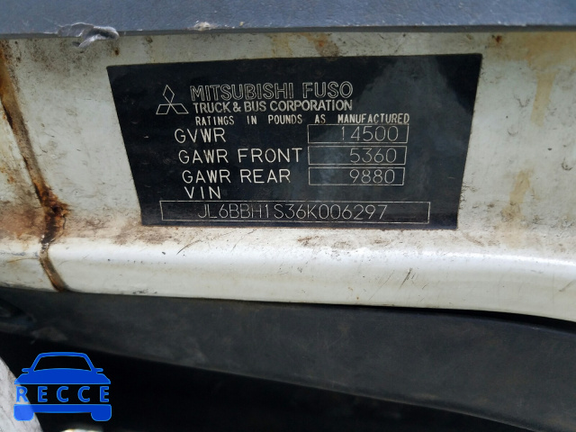 2006 MITSUBISHI FUSO JL6BBH1S36K006297 image 9