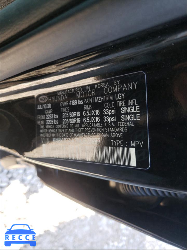 2021 HYUNDAI KONA SE KM8K1CAA7MU625987 image 9