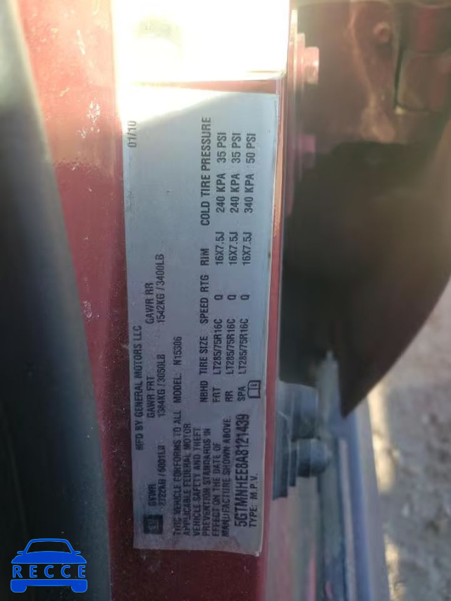 2010 HUMMER H3 ADVENTU 5GTMNHEE8A8121439 image 13