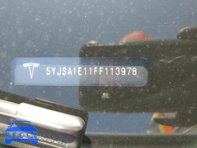 2015 TESLA MODEL S 5YJSA1E11FF113978 image 11