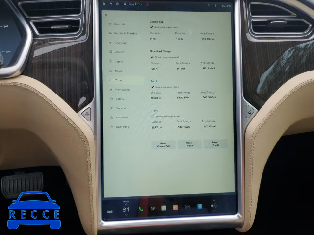 2013 TESLA MODEL S 5YJSA1DN0DFP20097 image 8