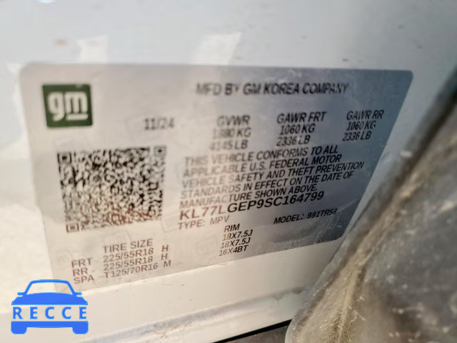2025 CHEVROLET TRAX 1RS KL77LGEP9SC164799 image 12