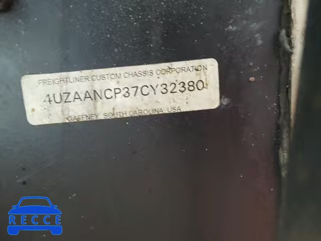 2007 FREIGHTLINER M LINE WAL 4UZAANCP37CY32380 image 9