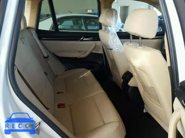 2016 BMW X3 SDRIVE 5UXWZ7C50G0T42590 зображення 5