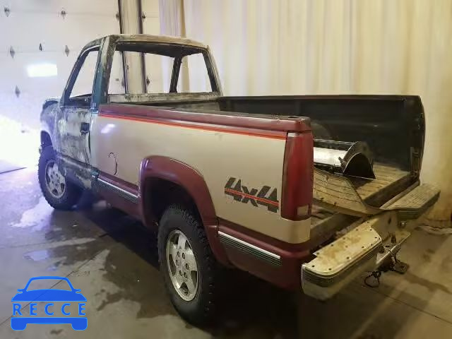 1991 CHEVROLET K1500 1GCDK14K1ME182720 image 2