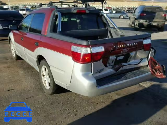 2003 SUBARU BAJA SPORT 4S4BT62C637114246 image 2