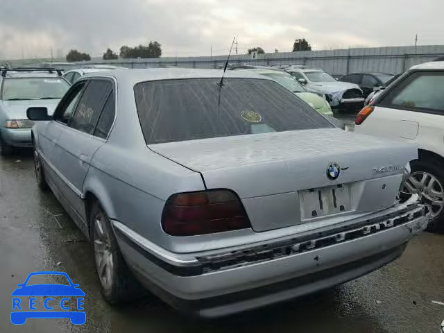 1997 BMW 740IL WBAGJ8321VDM03649 image 2