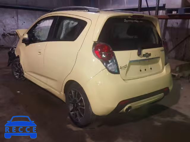 2014 CHEVROLET SPARK 2LT KL8CF6S97EC434389 зображення 2