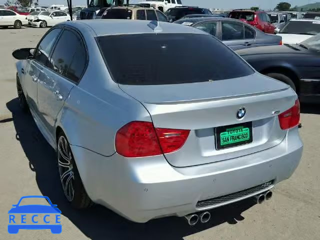 2009 BMW M3 WBSPM93519E201557 image 2