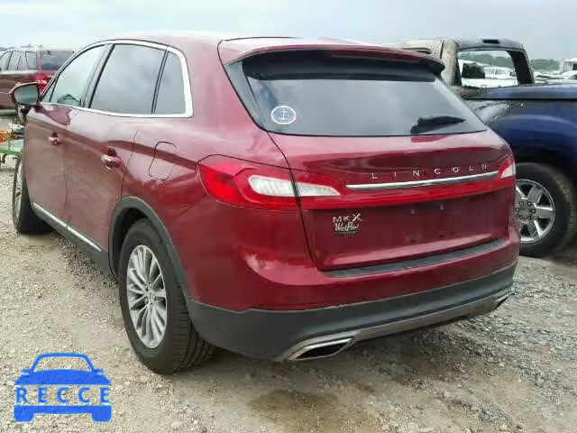 2016 LINCOLN MKX SELECT 2LMTJ6KR2GBL75101 зображення 2