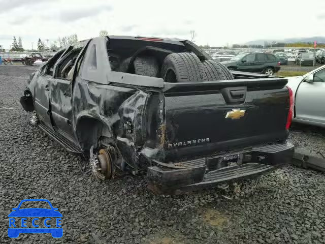 2009 CHEVROLET AVALANCHE 3GNEC12J29G184687 image 2