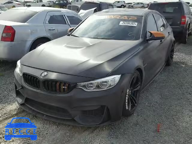 2015 BMW M3 WBS3C9C53FP805774 image 1
