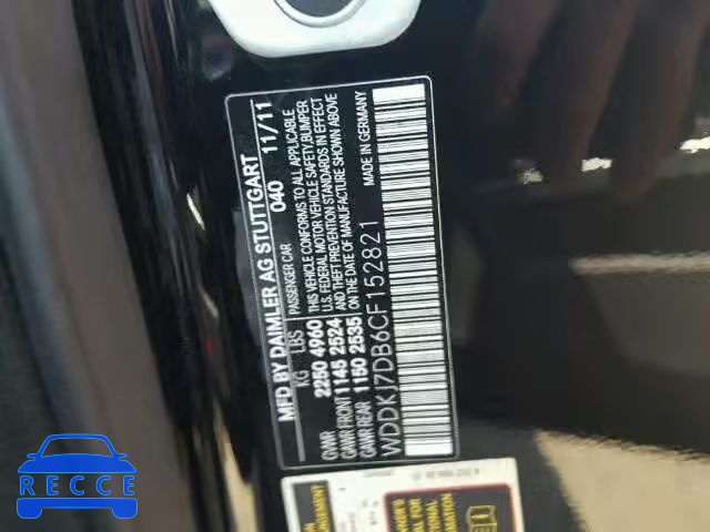 2012 MERCEDES-BENZ E550 WDDKJ7DB6CF152821 image 9
