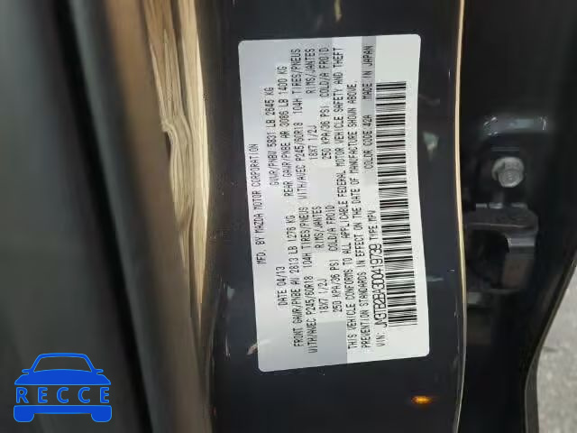 2013 MAZDA CX-9 SPORT JM3TB2BA3D0419739 image 9