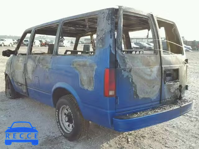 1993 CHEVROLET ASTRO VAN 1GNDM19Z0PB156834 image 2