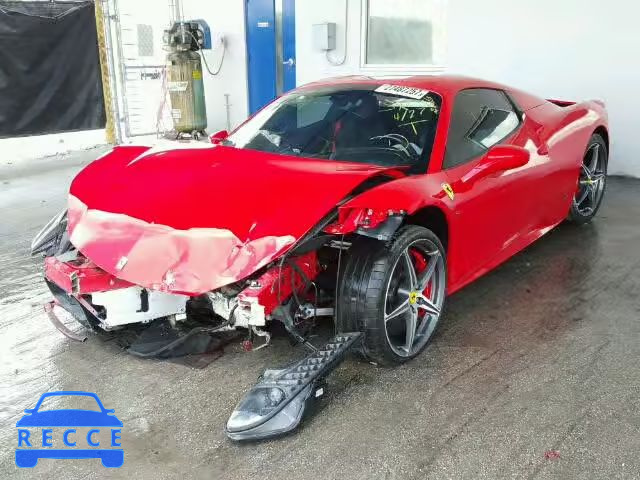 2013 FERRARI 458 SPIDER ZFF68NHA4D0190020 image 1