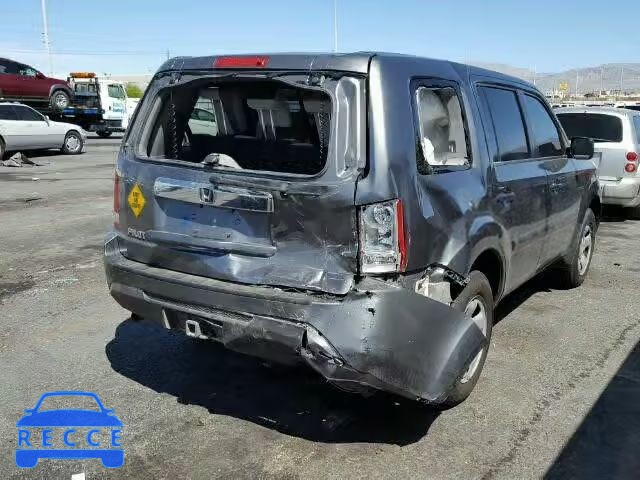 2012 HONDA PILOT LX 5FNYF3H25CB038998 image 3