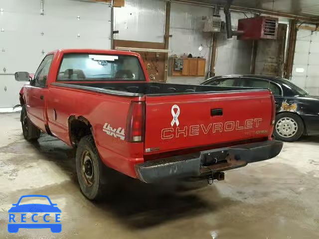 1992 CHEVROLET K1500 1GCEK14Z2NE109603 image 2