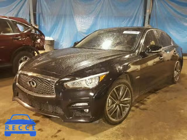 2014 INFINITI Q50 HYBRID JN1AV7AR2EM700214 image 1