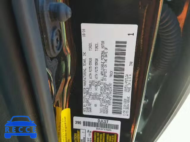 2017 TOYOTA TUNDRA CREWMAX 5TFFW5F17HX214797 зображення 9