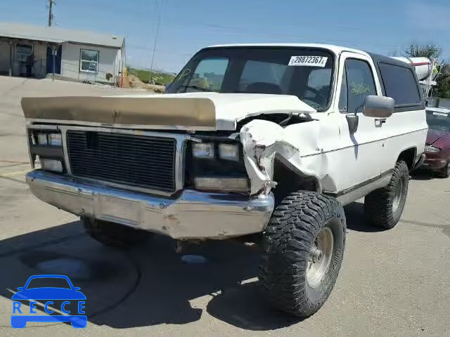 1991 CHEVROLET V10 BLAZER 1GNEV18K2MF129757 зображення 1